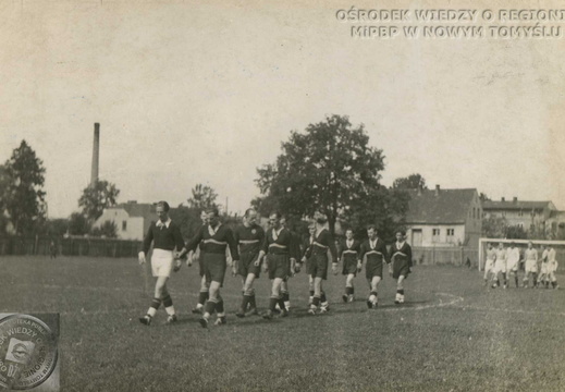 Drużyna LKS Korona w Nowym Tomyślu - rok 1949.