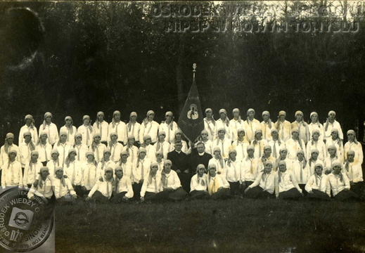 Stowarzyszenie Młodych Polek w Bukowcu. Poświęcenie sztandaru 9.06.1929 r..