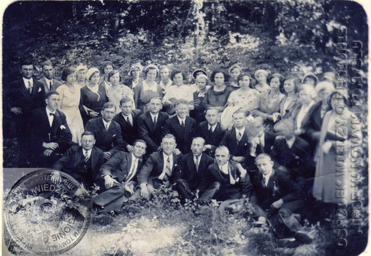 Koło śpiewacze Cecylia - 1933 rok.