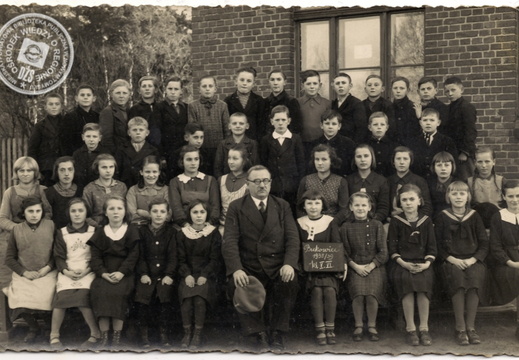 Szkoła w Bukowcu - rok szkolny 1938-39, klasa V i VI