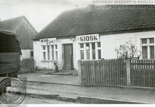 Kiosk spożywczy i bar "Ewa", 1975 r.