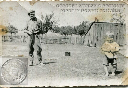 Mieszkańcy Lipki Małej - ok. 1955 r.