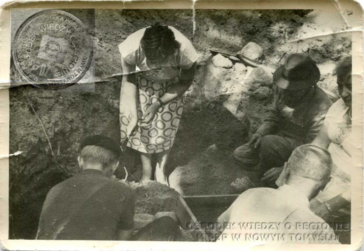 Wykopaliska archeologiczne w Wytomyślu - 1959 r.