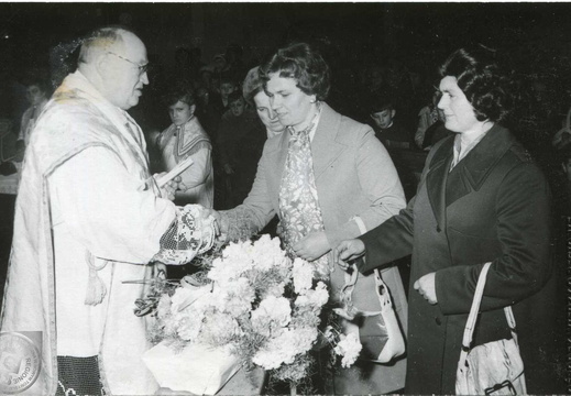 25-lecie duszpasterstwa ks. Karola Mazurka w parafii pw. św. Mchała Archanioła w Wytomyślu - 1975r.