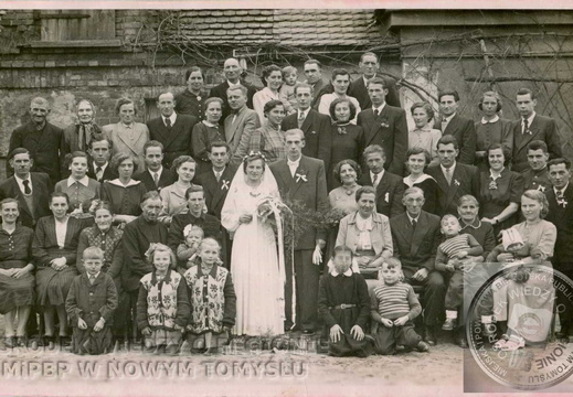 Pamiątkowa fotografia weselna.