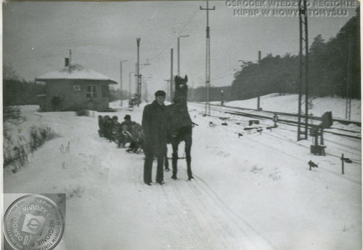 Kulig w Jastrzębsku Starym. 1980 rok