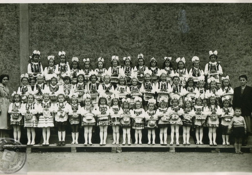 Pamiątkowa fotografia z Bożego Ciała, 1958 r.