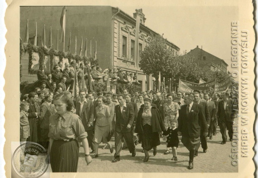 Pochód 1.Majowy - 1952 r.