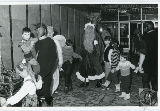 Spotkanie wigilijne w Nowotomyskim Ośrodku Kultury, 20 grudnia1987 r.