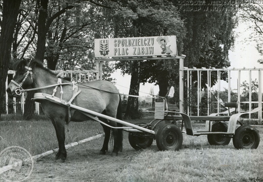 Spółdzielczy plac zabaw nowotomyskiej GS "Samopomoc Chłopska". 1974 r.