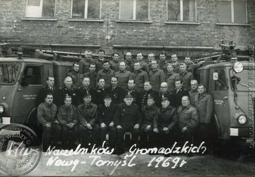 Kurs naczelników OSP w Nowym Tomyślu - 1969r.