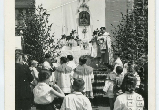 Procesja Bożego Ciała - lata 60.