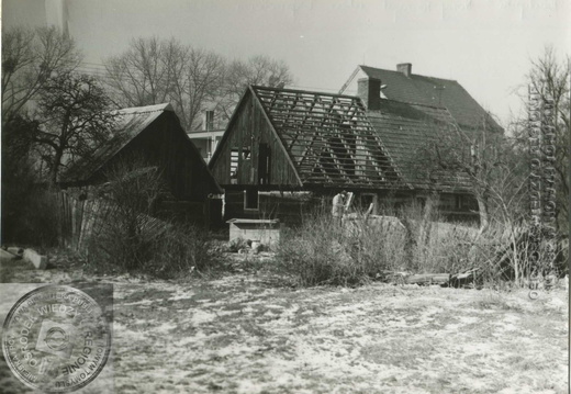 Nieistniejące budynki przy ulicy Ogrodowej, 1986 r.