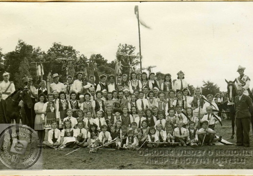 Sątopy - dożynki  1945r.