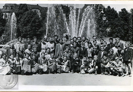 Wycieczka na Targi Poznańskie 1958r.