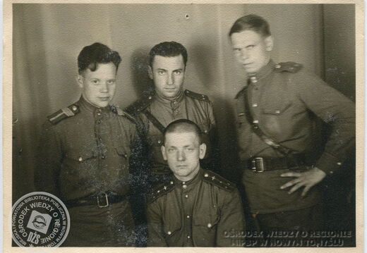 Żołnierze radzieccy w Nowym Tomyślu, 8.VI.1945 rok