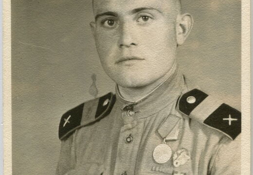 Żołnierz radziecki w Nowym Tomyślu, 1945 rok