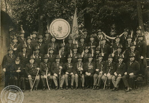 Bractwo Kurkowe w Zbąszyniu, ok. 1925 roku