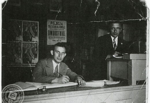 Hurtownia papierosów Teofila Boni, w Nowym Tomyślu, 1936 rok